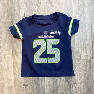Toddler Seattle Seahawks NFL Jersey T-Shirt #25